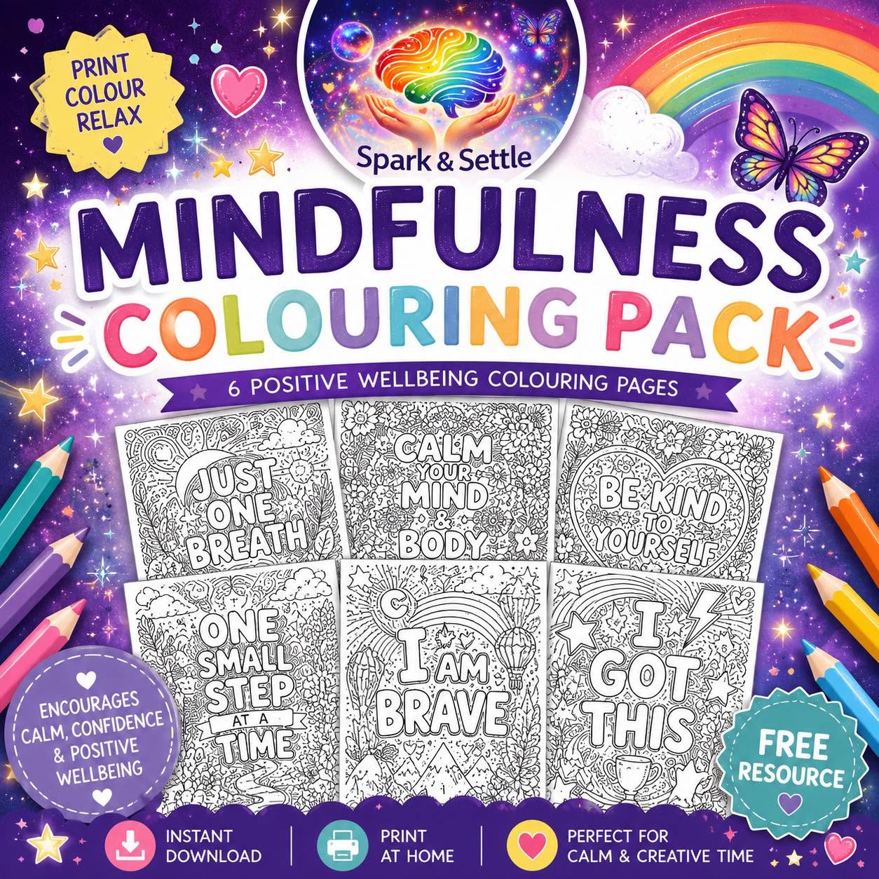 Mindfulness Colouring Pack